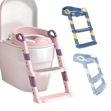 Imagem de Assento Sanitario Infantil Bebê Material Resistente e Antiderrapante para Maior Segurança(Rosa)