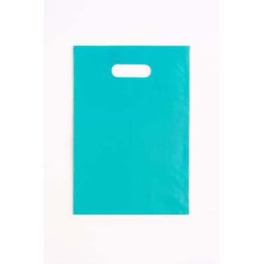 Imagem de Sacola Plástica Boca de Palhaço/Alça Vazada, 40x50, Diversas Cores (Tiffany)