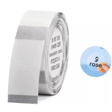 Imagem de 1- ROLO DE ETIQUETA NIIMBOT 14x28 COR: TRANSPARENTE - 205 ETIQUETAS PARA IMPRESSORAS D11/D101/D110