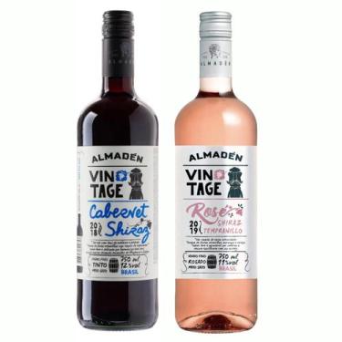 Imagem de Kit 2 Vinho Almadén Vintage Cabernet e Shiraz 750ml