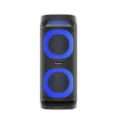 Imagem de Caixa de som portátil bluetooth bomber party 1360 8 1500w bivolt