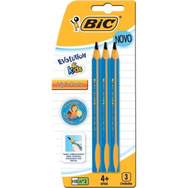 Imagem de Lápis Preto Jumbo Bic Kids Jumbo Triangular 3unid - Bic