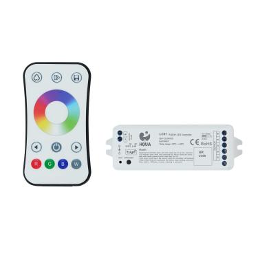 Imagem de HQUA Kit de controle de luz LED para piscina RGBW, compatível com série PN, série Lumora, controle remoto incluído, 12-15VDC