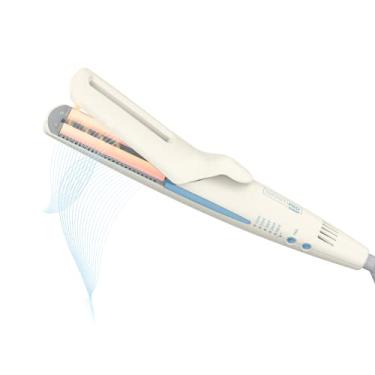 Imagem de Alisador de cabelo plano INFINITIPRO BY Conair QuadAir, controle de danos com alisamento de passagem única, quatro placas de 1,27 cm para um estilo mais rápido e menos danos