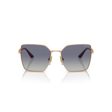 Imagem de Óculos de Sol Vogue Eyewear 0VO4284S 51524L Tam 56 / Rose Gold - Lentes Azul Gradiente