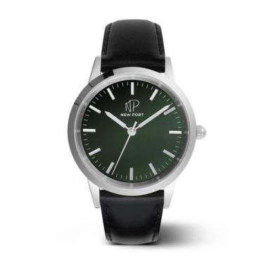 Imagem de Relógio Masculino Elegante Prata Casual Clássico 40mm New Port