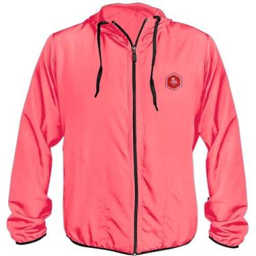 Imagem de Jaqueta Corta Vento Light Masculino Rosa WSS Hexa Colors - Web Surf Sh