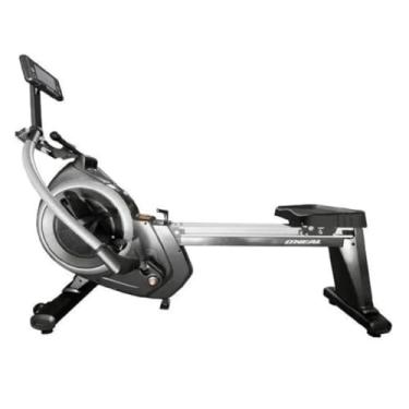 Imagem de Remo Indoor Eletromagnético Dobrável com 16 Níveis de Resistência – Sistema Dual Handle, Painel Digital, Suporte para Celular e Banco Anatômico