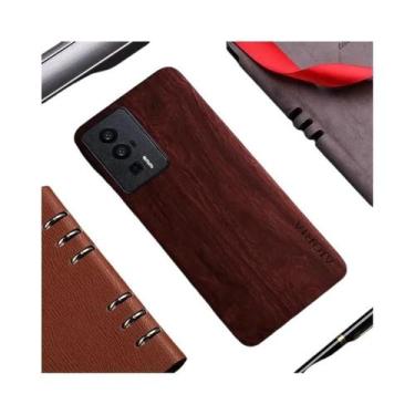 Imagem de Capa De Couro Com Padrão De Madeira De Bambu Para Xiaomi Poco F5 M3 M4