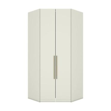 Imagem de Guarda Roupa Canto Closet Modulado 2 Portas 3 Gavetas Seletto Henn Areia HP