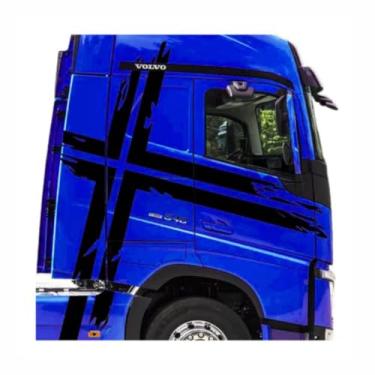 Imagem de Faixa Lateral Caminhão Suécia Fh Performance Preto