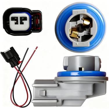 Imagem de JNFSup Soquete de luz de reserva e chicote de conector, 2 terminais, compatível com Dodge Ram 1500-5500, Jeep Liberty, ajuste universal