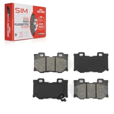 Imagem de Pastilhas de freio a disco traseiro SIM-1347 para INFINITI G37 Q50 Nissan 370Z Q60 M37 Q70 Q70L QX70 M56 FX50