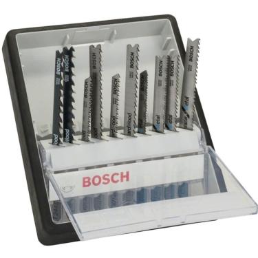 Imagem de Jogo De Lâminas Para Serra Tico-tico Metal-madeira 10 Peças - 2607010542 - Bosch