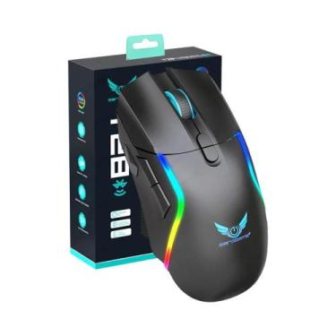 Imagem de Mouse Gamer Sem Fio RGB 3200DPI 8 Botões Recarregável Para MacBook pro