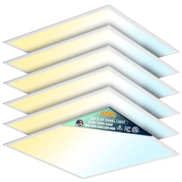 Imagem de Luz de painel LED Allsmartlife 2x2 pés 24W-40W regulável 5CCT