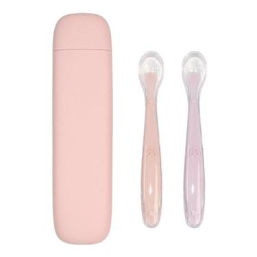 Imagem de Conjunto de alimentação para bebês de silicone Spoon Little Rawr Stage
