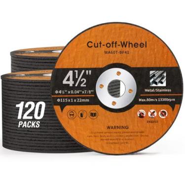 Imagem de Rodas de corte Shawya 120 PCS 115 mm para tubos de metal e PVC