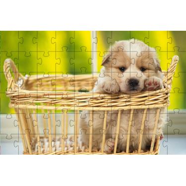 Imagem de 4 Quebra-Cabeças Dogs animados Educação Inteligente 60 peças