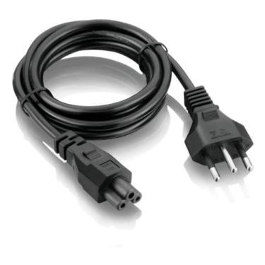 Imagem de Cabo De Força Energia Tripolar 3 Pinos Tipo Fonte Notebook