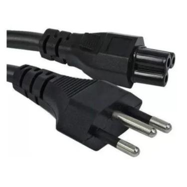 Imagem de Cabo De Força Energia Tripolar Para Fonte Notebook 1,5M