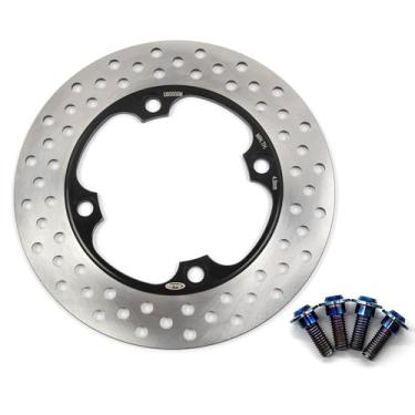 Imagem de Rotor de disco de freio traseiro Arashi com parafusos de montagem para Honda FORESIGHT 250 01-07, FORZA 250 00-04, JAZZ 250 01-04, CB250F HORNET 96-18/ CBR250R 11-13, CB300R 18-21/ CBCB300R 18-21