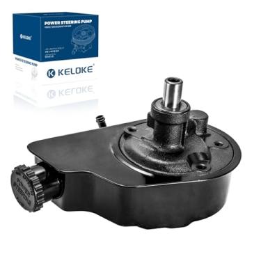Imagem de KELOKE Bomba de direção hidráulica, com reservatório, compatível com Chevrolet 1996-2017 & GMC & Cadillac & AM General & Hummer Silverado 1500 Classic, Silverado 2500, Suburban 3500 HD, substituição