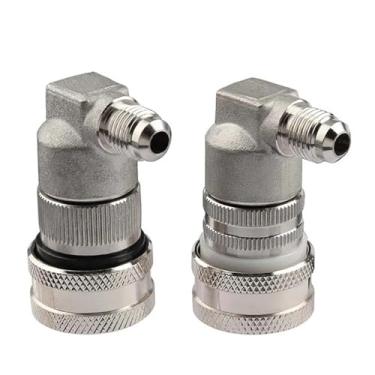 Imagem de Fabricação caseira de cerveja Stainless Steel Ball Lock Disconnect Homebrew Beer Keg Quick Connector Corny Keg Dispenser Gas/Liquid 1/4"Barb & 1/4"MFL Acessórios para vinho(1)