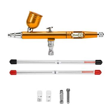Imagem de Zerodis Pistola de Aerógrafo para Pintura, Kit de Caneta de Spray Com Bico de 0,3 Mm de Ação Dupla Com Pressão de Trabalho de 15 a 50 PSI, Espessura da área de Pulverização Ajustável (01)