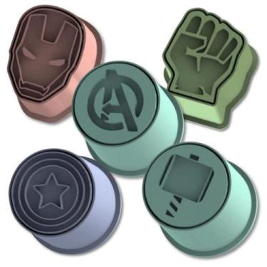 Imagem de Ejetor Modelador Para Doces VINGADORES HEROIS Brigadeiros Docinhos Mas