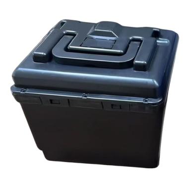 Imagem de Lljsszr Caixa de Armazenamento para Baterias de Bicicleta Elétrica, Preto