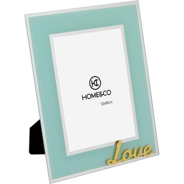 Imagem de Milos Porta-Retratos 13X18 25X20X.5Cm Vidro Azul