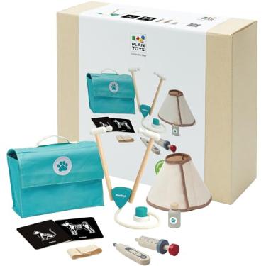 Imagem de Kits e Gifts Brinquedos Kit Profissões Veterinário Madeira - 3490 - PlanToys
