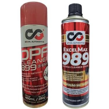 Imagem de Kit DPF Cleaner 3em1 Limpa Catalisador + Excel Max System Cleaner 989 