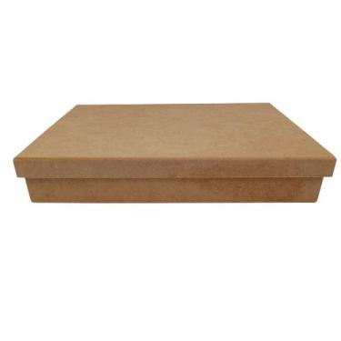 Imagem de Caixa Tampa Sapato 30x20x5 Mdf Cru Para Decorar Presente - DF Moraes A