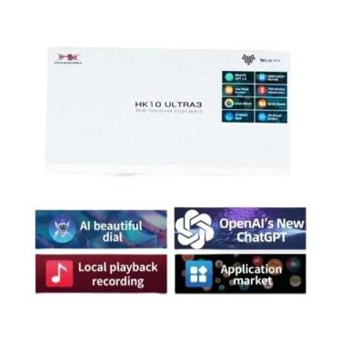 Imagem de Smartwatch 49mm HD AMOLED HK10 ULTRA 3 MAX 4G ROM Bluetooth Chamada Ho