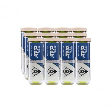 Imagem de Bola De Tênis Dunlop Atp Tour Extra Duty - Pack C/ 12 Tubos