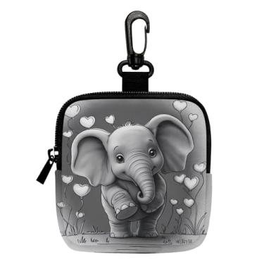 Imagem de Mini porta-moedas floral elegante para gatos, bolsa multifuncional para chaves, moedas, fone de ouvido, batom, porta-cartões, organizador de cabos de dados, bolsa com zíper, acessórios, presentes para