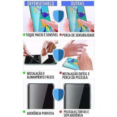 Imagem de 2 Peliculas Hydrogel Premium Para Moto Edge 20 Pro Defense Shield