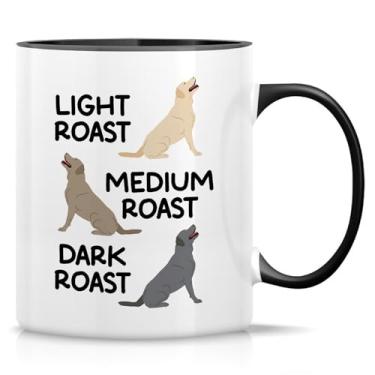 Imagem de Retreez Caneca engraçada Labrador Retriever – Presente para amantes de laboratório preto, chocolate e amarelo – 325 ml xícara de café ou chá de cerâmica – Presente hilário de dono de cachorro para