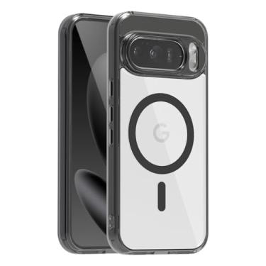 Imagem de ZYQEEE Capa magnética para Google Pixel 10/10 Pro, proteção de nível militar, à prova de choque, colorida, fina, capa de telefone TPU para Pixel 10/10 Pro de 6,3 polegadas, compatível com Magsafe