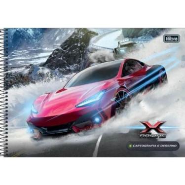 Imagem de Caderno Cartografia X-Racing 80 Folhas 306126-Tilibra