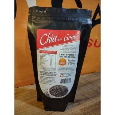 Imagem de Chia em Grão 200g - Geração Saúde, NATURAL