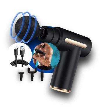 Imagem de Pistola Massageadora Elétrica Miofascial Corporal Portátil Fisioterapi