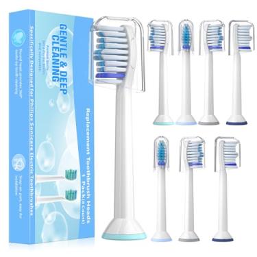 Imagem de Cabeças de substituição compatíveis com cabeças de escova de dentes de substituição Philips Sonicare