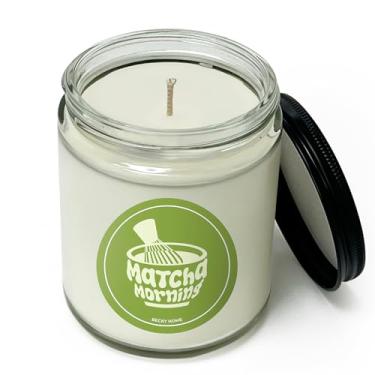 Imagem de Becky Home Vela perfumada Matcha Latte de 255 g para casa, velas de soja natural para casa perfumadas, presentes de vela para mulheres e homens, queima longa