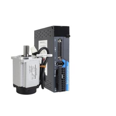 Imagem de S25HH0 Servomotor CA 750W 2,39N.M 80 Kit de acionamento 3000 rpm Drive + Codificador magnético de 17 bits + cabo codificador de sinal de pulso Fios blindados (5M com freio)