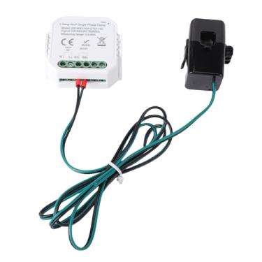 Imagem de Asixxsix Monitor de Energia Residencial Inteligente, Monitor de Uso de Eletricidade Em Tempo Real, Medidor de Consumo de Energia Monofásico para Monitoramento de sistemas Solar (1 vez)