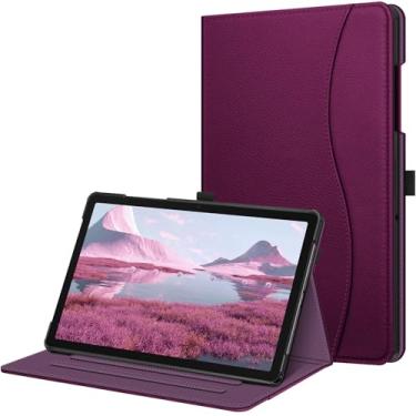 Imagem de FINTIE Capa Para Samsung Galaxy Tab A9 Plus/A9+ 5G 11" Modelo 2023 (Sm-X210/X216/X218), Suporte Traseiro Inteligente Com Visualização Multiângulo E Bolso Ativação/Repouso Automático, Roxa