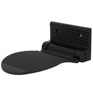 Imagem de GLOGLOW Outros Armazenamentos e Acessórios de Cozinha Espaço Em Alumínio, Pedal Antiderrapante, Design Dobrável, para Corredor e Banheiro, Apoio para Pés de Montagem Em Parede de 6,1 X 3,9 X 2,4 Polegadas, Nan (Preto)